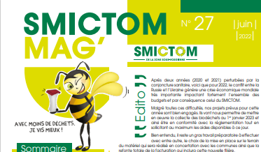 SMICTOM'Mag; déchets; ordures ménagères, déchets, informations, recyclage, tri